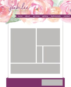 Jubilee Website Wireframe